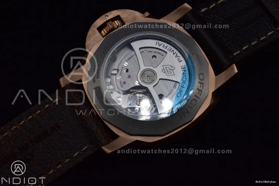 Strap PAM382 Super V Clone N WrinkleFree P.9000 Brown Best Distressed Edition VSF Bronzo 987 1:1 Calfskin on 0806